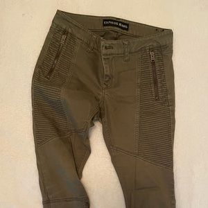 Express Stella low rise skinny cargo pants